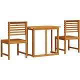  3-delni bistro set za vrt iz trde akacije | Shoptok.si