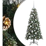 vidaXL Umestno božično drevo med 150 LED Zelena 50 x 50 x 120 cm | Shoptok.si