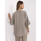 Italy Moda Shirt-MI-KS-6537.74P-dark beige | shoptok.hr