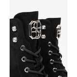 Shelvt Elegant black workers with sparkling crystals | shoptok.hr