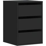 Furnova Kotni predalnik črn 40x41x58 cm inženirski les, (21950592) | Shoptok.si