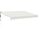 Maison Chic Avtomatsko zložljiva tenda - Senčniki krem 3x2,5 m, (22038670) Cene