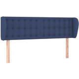 Maison Chic vzglavna omarica - nočna omarica - posteljna omarica z ušesi modro 147x23x78/88 cm blago, (21709339) Cene