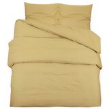  Set posteljine za poplun smeđesivi 200x200cm lagana mikrovlakna | shoptok.hr