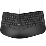 Genius Ergonomska tastatura KB-700 USB YU Crna cene