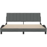 vidaXL Posteljni okvir brez vzmetnice temno siv 180x200 cm tkanina | Shoptok.si