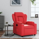 vidaXL naslanjač rdeče umetno usnje | Shoptok.si