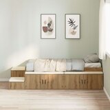  Postelja za shranjevanje Artisan hrast Inženirski les 100 x 200 cm, (22084075) | Shoptok.si