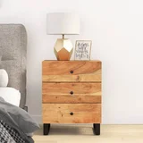 vidaXL Nočna omarica 50x33x62 cm trden akacijev les in inženirski les