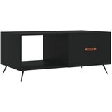  Stolić za kavu crni 90x50x40 cm od konstruiranog drva | shoptok.hr