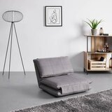 Bessagi Home fotelj s funkcijo ležišča eni, siva, zložljivo | Shoptok.si