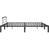 Okvir za krevet crni metalni 180 x 200 cm | shoptok.hr