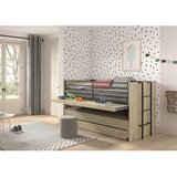 Vipack Pograd/z dodatnim ležiščem otroška postelja z letvenim dnom 90x200 cm v naravni barvi Sam – | Shoptok.si