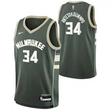 Giannis Antetokounmpo 34 Milwaukee Bucks Icon Edition Swingman otroški dres