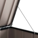  Kutija za spremanje u vrtu Crna 101 5 x 57 x 100 5 cm Čelik | shoptok.hr