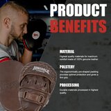 Lonsdale Leather hook & jab pads (1 pair) | Shoptok.si