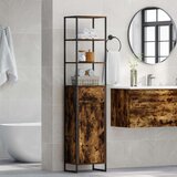  Kupaonski ormar Dimni hrast 40 x 30 x 180 cm Konstruirano drvo | shoptok.hr
