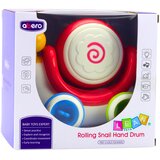  Interactive Snail Riding Drum Musical Educational Red | Shoptok.si