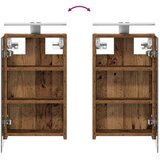  Komplet omaric za kopalnico z LED lučmi 3 pcs 80 x 10,5 x 50 cm, (5000245018) | Shoptok.si