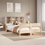 vidaXL Krevet s regalom za knjige bez madraca 160x200 cm od borovine Cijene