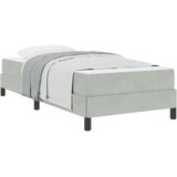  s opruga kutije Svijetlo siva 100 x 210 cm tkanina | shoptok.hr