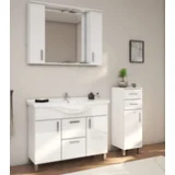 kupaonički ormarić stojeći niski 90x33cm bianca KG0303