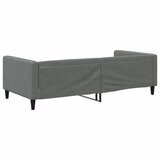  Dnevni krevet tamnosivi 100 x 200 cm od tkanine | shoptok.hr