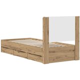  Krevetna konstrukcija s pohranom i uzglavljem Hrast artisan | shoptok.hr