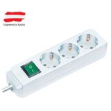 Lectra Razvodnik sa 3 mesta 3m 1.5mm2 + prekidač ( 1152320400b ) | ePonuda.com