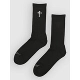 Ninth Hall Metal Cross Socks black Cene