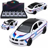 Car Metal Car Pull-Back Drive Opening Doors White 1:32