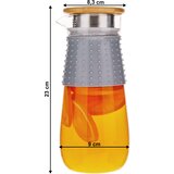 Kondela TEMPO-GLAZO, vrč za vodo/čaj, 1200 ml, s pokrovom in cedilom | Shoptok.si