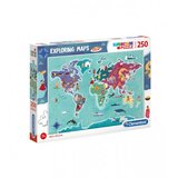 Clementoni Igračka puzzle EXPLORING MAPS 87342 | Eponuda.ba