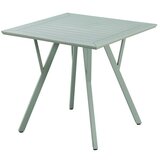 SUNFUN Vrtna miza (Do x Š x V: 80 x 80 x 75 cm, Polipropilen, Prašno barvano jeklo, Zelena) | Shoptok.si