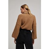 Marisse Dark Beige Turtleneck Sweater With Puffed Sleeves | Eponuda.ba