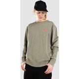 Vissla Spins Crew Pulover iz flisa vintage green | Shoptok.si