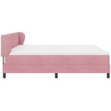  Krevet s opruga kutije Ružičasta 200 x 200 cm Baršun | shoptok.hr