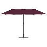  Vrtni suncobran Bordeaux Crvena 370 x 197 x 239 cm | Eponuda.ba