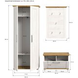 MID.YOU Predsoba Verona, Barva Macesna, 3-Delno | Shoptok.si