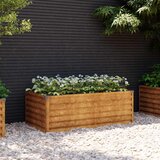  Povišena vrtna gredica 100x50x36 cm Corten čelik | shoptok.hr