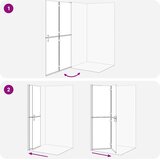  Walk-In zid za tuširanje Zlatno 110 x 6,5 x 190 cm | shoptok.hr