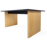 Woodman Blagovaonski stol s pločom u dekoru hrasta 90x160 cm Stripe - Cijene