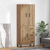  Kuhinjski ormarić 2 pcs Umjetnički hrast Inženjerska drva i staklo | shoptok.hr