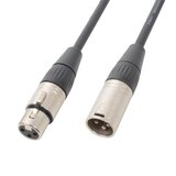 PD Connex DMX-Moški - ženski kabel, poli 3, XLR vtičnica, 120 Ohmov, 3 m | Shoptok.si