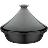  Duboka tava s poklopcem GSW Crna Siva Keramika Nehrđajući Čelik 30 x 22 cm | shoptok.hr