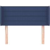  Uzglavlje s ušima plavi 93x16x78/88 cm od tkanine | shoptok.hr
