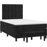 Box spring krevet s madracem crni 120 x 200 cm baršunasti | Eponuda.com