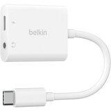 Belkin Rockstar USB-C/USB-C in 3,5 mm jack avdio adapter, Bela, (5000191879) Cene