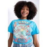 Defacto Cool Crew Neck Printed Short Sleeve T-Shirt Cijene