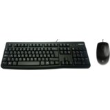 Logitech Desktop MK120 tipkovnica Miš priložen USB QWERTZ Madžarski Črna Cene
